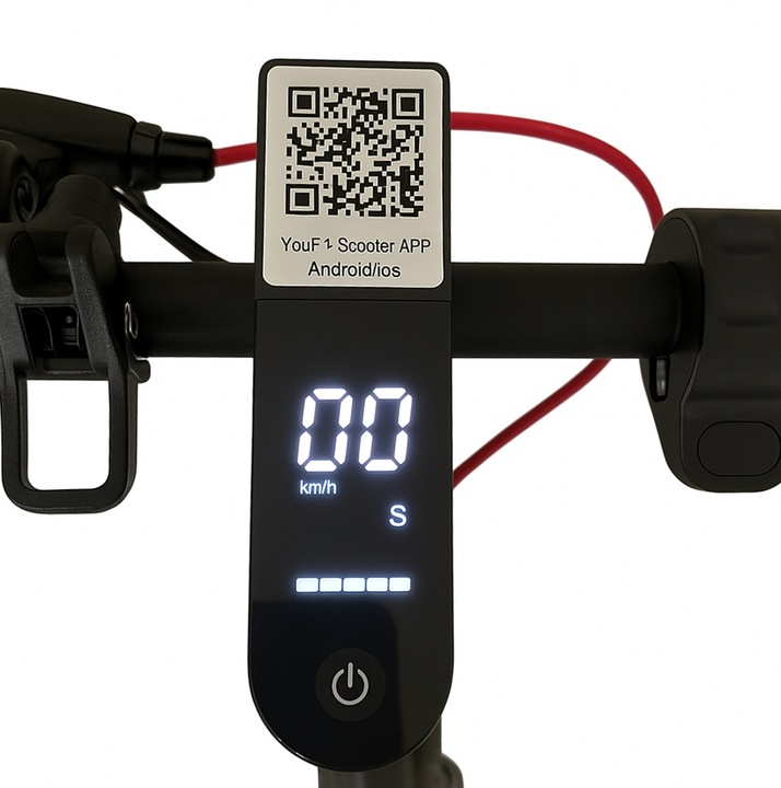 HULAJNOGA ELEKTRYCZNA IP54 LED 3 TRYBY 125KG 20 KM/H 6AH