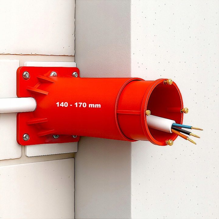 Puszka Elektryczna do Elewacji 150mm Regulowana do Styropianu 15