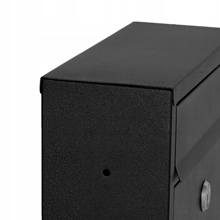 SKRZYNKA POCZTOWA NA LISTY POCZTĘ OGRODZENIE CZARNA Z NUMEREM DOMU