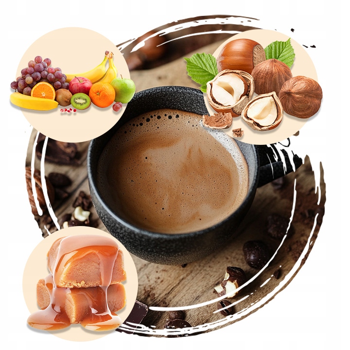 Kawa ziarnista 1kg KOLUMBIA 100% Arabica Exceslo Świeżo Palona - Tommy