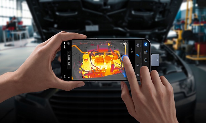 Kamera termowizyjna THERMAL MASTER IOS LIGHTING/USB C P2PRO+NAKŁADKA MAKRO