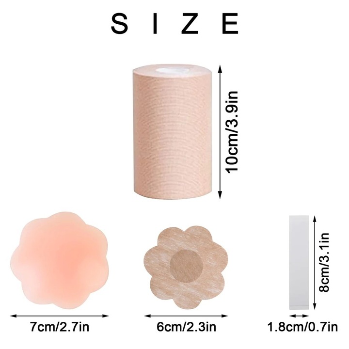 TAŚMA MODELUJĄCA PODTRZYMUJĄCA BIUST PUSH UP 5M