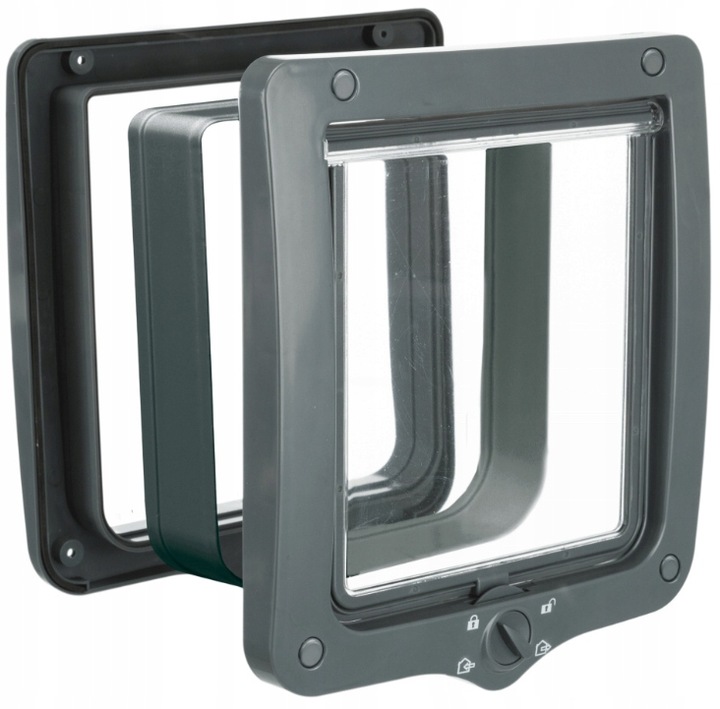 Trixie drzwiczki wahadłowe XXL z tunelem 4-way