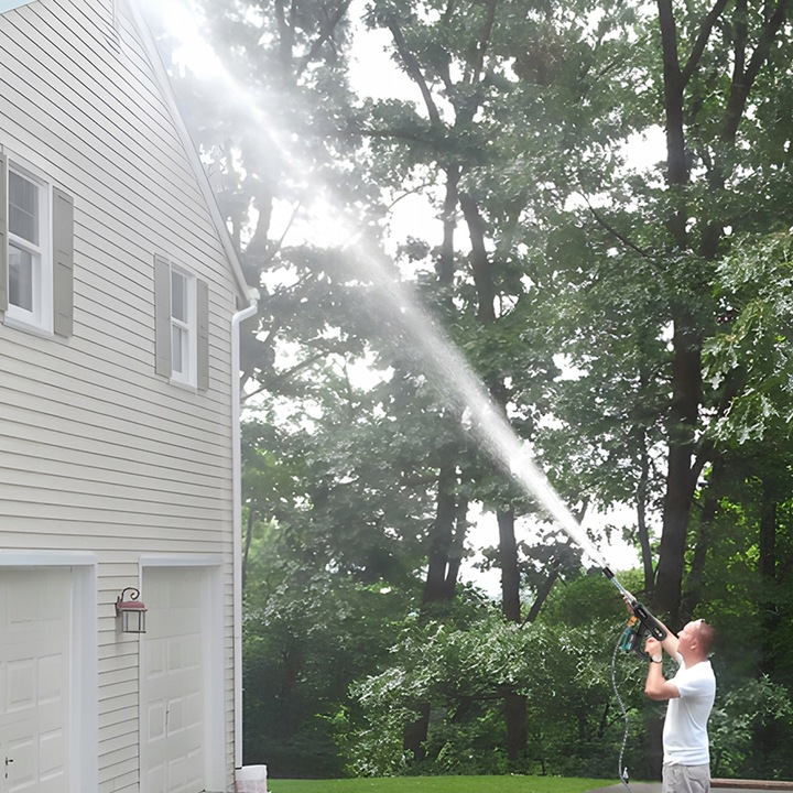 BEZPRZEWODOW MYJKA CISNIENIOWA 200Bar AKUMULATOROWA 2x AKU 18V 3AH