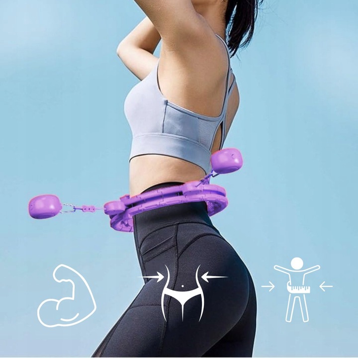 HULA HOP ODCHUDZAJĄCY SMART Z LICZNIKIEM I OBCIĄŻENIEM HULAHOP ODCHUDZAJĄCE