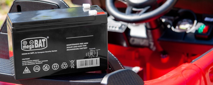 Akumulator AGM BEZOBSŁUGOWY 12V 10Ah (wymiar 7,2Ah/9Ah) ALARM UPS