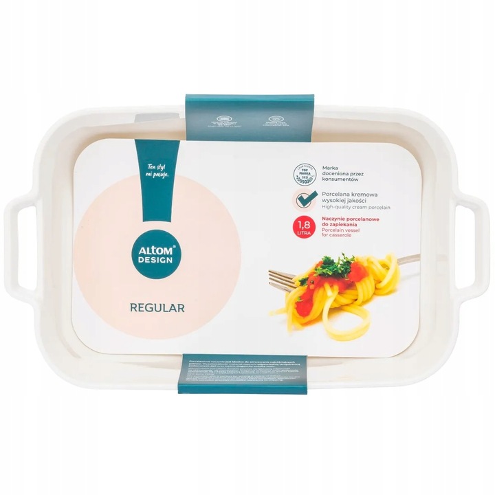 Naczynie do zapiekania porcelanowe brytfanka Altom Design Regular 1,8 l
