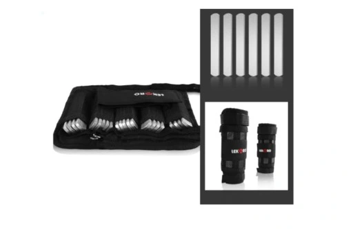 Regulowane obciążniki na nadgarstek, zdejmowane obciążniki, LEKARO, 2x 5kg