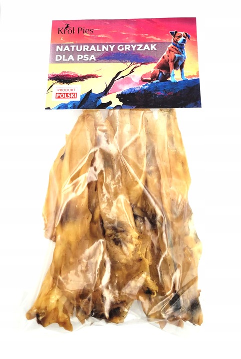 Przysmak gryzak dla psa - Ucho królicze hipoalergiczne PREMIUM 20szt