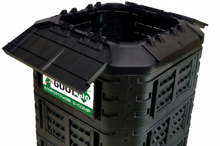 KOMPOSTOWNIK MODUŁOWY 600L CZARNY G-COMP POLSKI