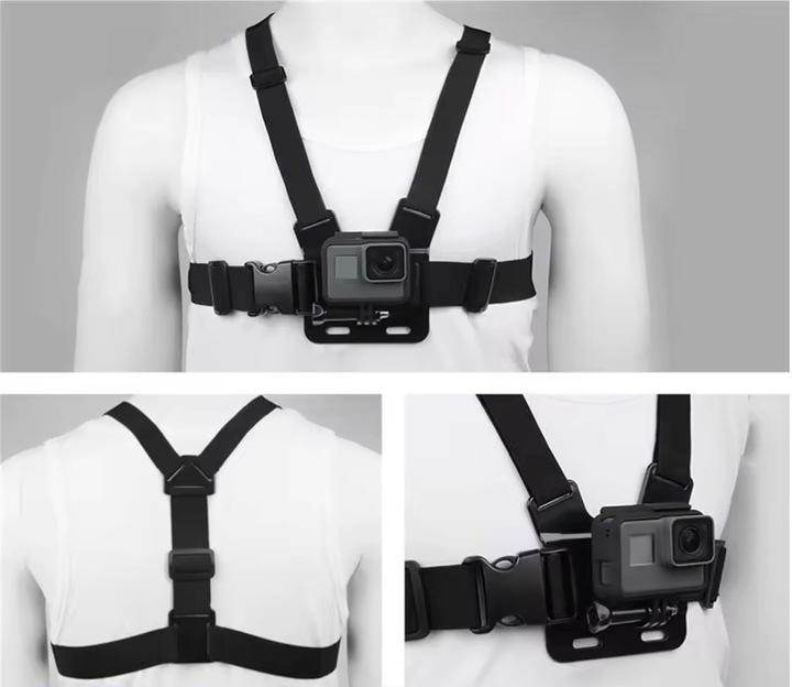 Szelki Uchwyt Chest Mount do GoPro Hero 12 11 10 9 8 7 6 DJI Osmo