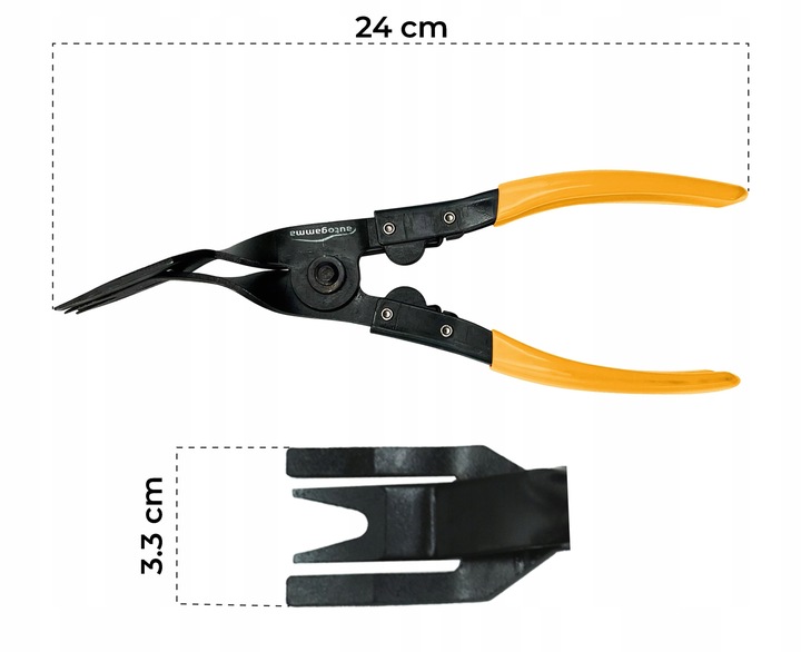 Szczypce do rozklejania demontażu reflektora szkła klosza lamp twardy klej