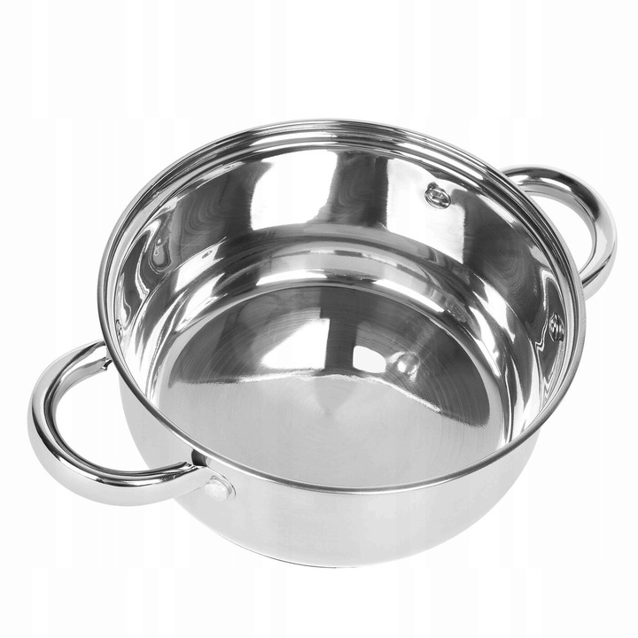 GARNEK do gotowania NA PARZE indukcja garnek ze stali nierdzewnej 2L Sano