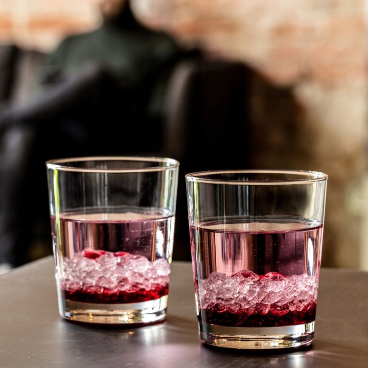 Niskie szklanki Pure KROSNO 6szt 250ml do soków wody napojów dla dzieci