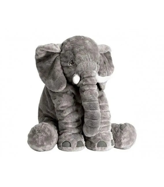DUŻA PODUSZKA SŁOŃ MASKOTKA PRZYTULANKA PLUSZOWY MIŚ PREZENT DZIECKA JASIEK