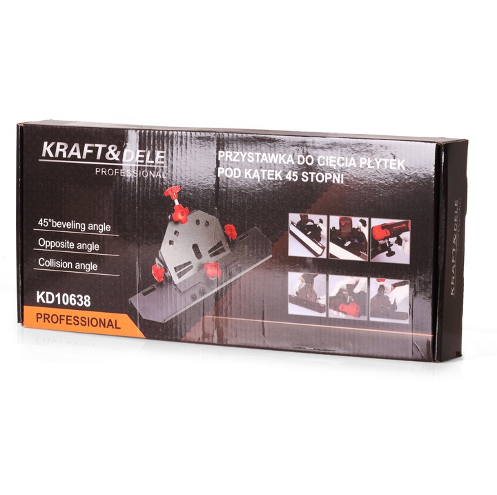 Przystawka do Szlifierki Kątowej CIĘCIA POD KĄTEM 45° Płytek GRESU