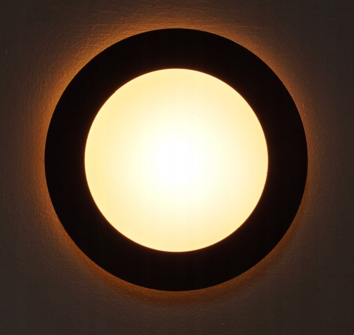 Oprawa schodowa oświetlenie schodowe LED 230V OKRĄGŁA BIAŁA Czujnik Ruchu