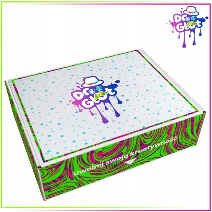 ZESTAW SLIME DO ROBIENIA GLUTÓW 7w1 kreatywny na prezent duży box gluty xxl