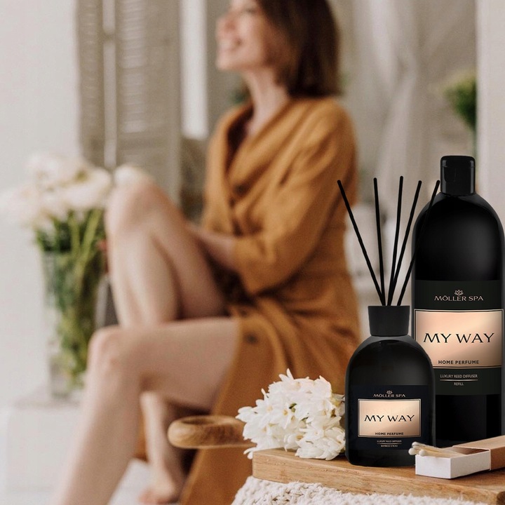 UZUPEŁNIACZ ZAPACH PERFUM MY WAY DO DOMU PATYCZKI ZAPAS DO DYFUZORÓW 750ML