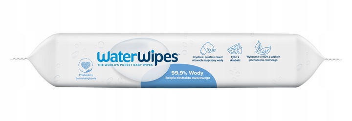 Chusteczki nawilżane 720 szt. dla Dzieci WaterWipes Bio 12 x 60 szt.