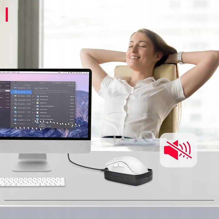 MOUSE JIGGLER MOVER AUTOMATYCZNY USB DLA ZACHOWAJ AKTYWNY EKRAN KOMPUTER