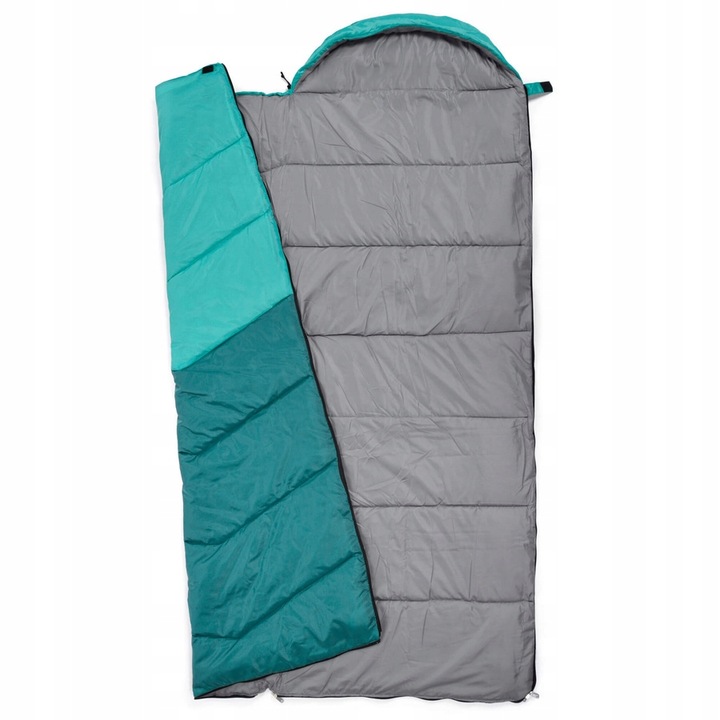 Śpiwór Turystyczny Duży Ciepły Koperta Kołdra Kempingowy Pod Namiot METEOR