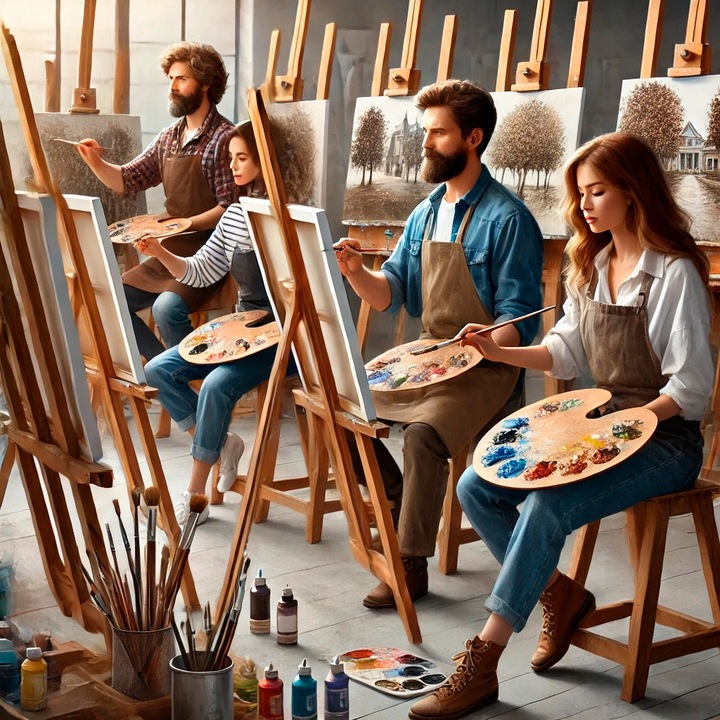 Podobrazie malarskie płótno bawełniane LOVEART 70x100cm do malowania 100x70