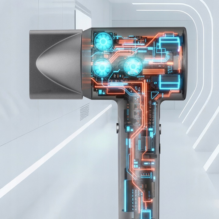 SUSZARKA DO WŁOSÓW z JONIZACJA 1500W BLDC ultra MOC 11000 RPM