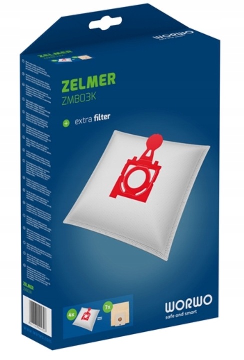 12x WORKI ODKURZACZA ZELMER JUPITER ZVC425HT