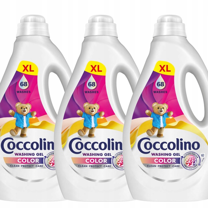 Coccolino XL Żel Do Prania Kolorowych Tkanin 2,72L (68 prań)