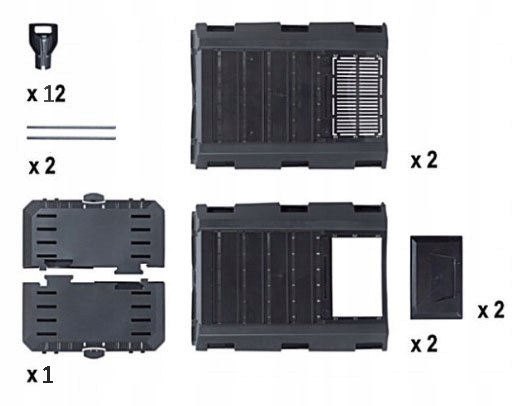 Kompostownik COMPOGREEN - CZARNY IKL380C-S411