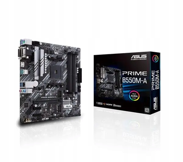 Płyta główna ASUS PRIME B550M-A micro ATX AMD Ryzen AM4 4x DDR4