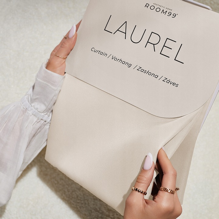 Zasłony gotowe do salonu zaciemniające na przelotkach Laurel 140X250 Kolory