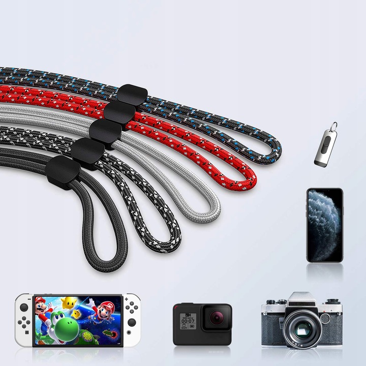 SMYCZE DO TELEFONÓW PASKI NA NADGARSTKI LINKI DO WISZANIA TELEFONÓW 6 szt.