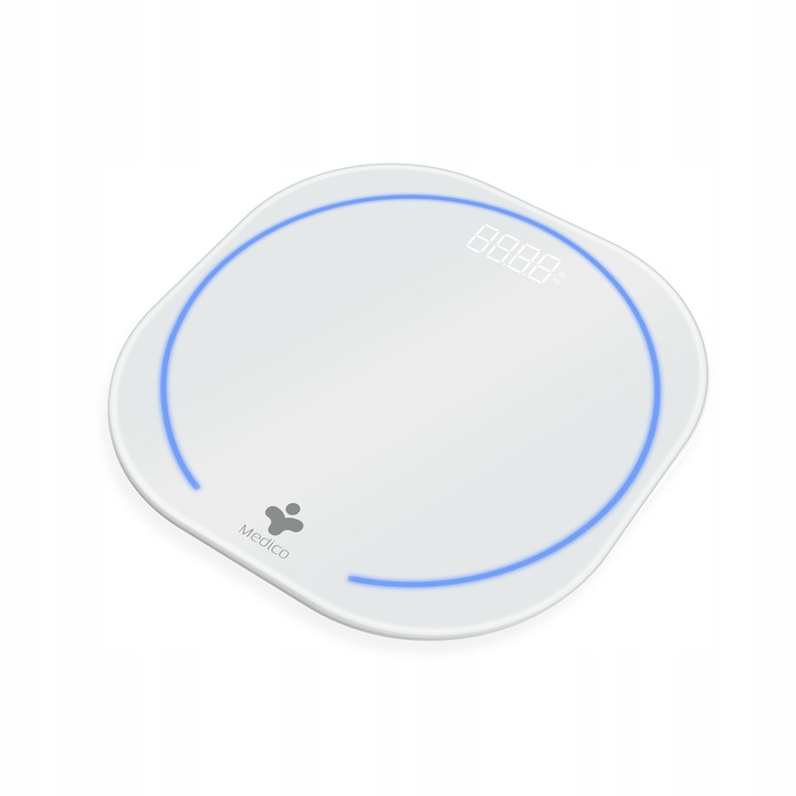 WAGA ŁAZIENKOWA ELEKTRONICZNA MEDICO, SMART, APLIKACJA PO POLSKU, BMI