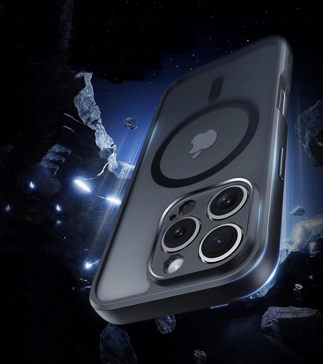 Etui do iPhone 16 PRO 5G do MagSafe WZMACNIANE 360° MATT CASE + 2x SZKŁO