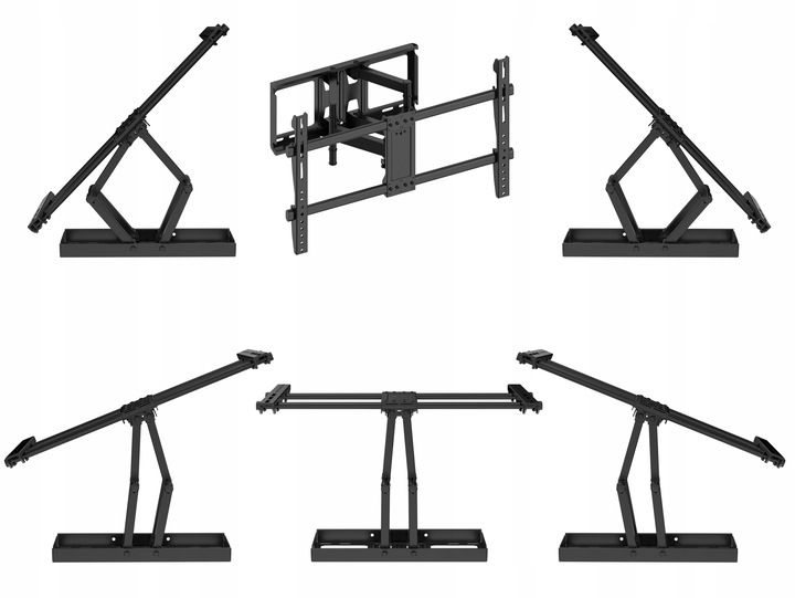 Certyfikowany Solidny Obrotowy Uchwyt do Telewizora Wieszak TV 32"-95"