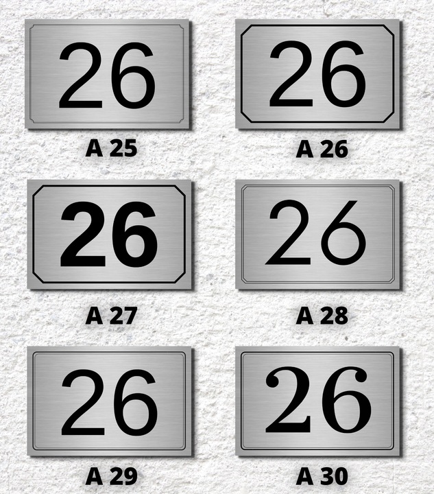 TABLICZKA TABLICA ADRESOWA NUMER DOMU ALUMINIOWA NAZWA NR ULICY ADRES 30X20