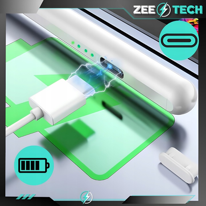 RYSIK PENCIL PEN DO APPLE TABLETA iPAD AIR PRO MINI STYLUS 2 GEN 4 KOŃCÓWKI