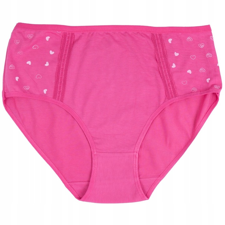 Majtki figi damskie bawełniane 8-pak wysoki stan bawełna duże rozmiary 4XL