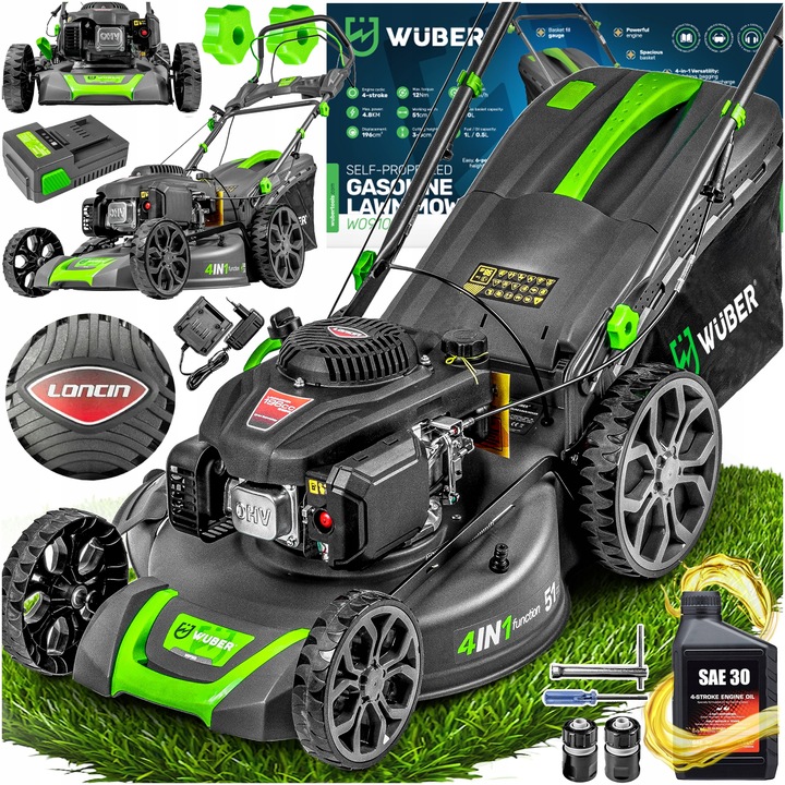 KOSIARKA SPALINOWA DO TRAWY Z NAPĘDEM ROZRUSZNIK MOCNA SILNIK LONCIN +