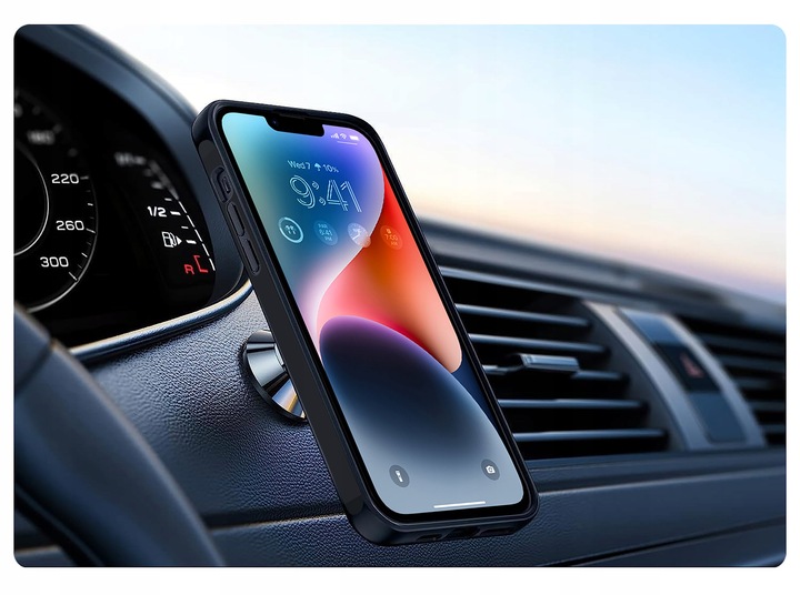 ETUI DO IPHONE 13 14 MAGSAFE PLECKI WZMACNIANE ANTI-SHOCK MATT CASE + SZKŁO