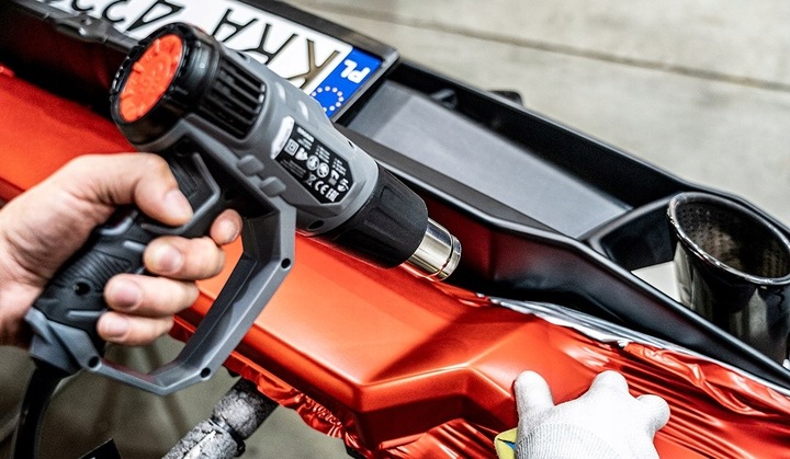 GRAPHITE OPALARKA 2000W 3 ZARKESY TEMPERATUR 550°C KABEL 3M WALIZKA