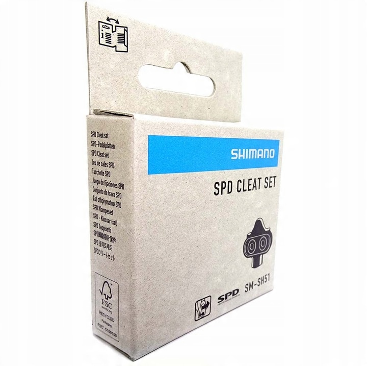 Shimano Bloki SM-SH51 MTB SPD do Pedałów BOX Oryginał