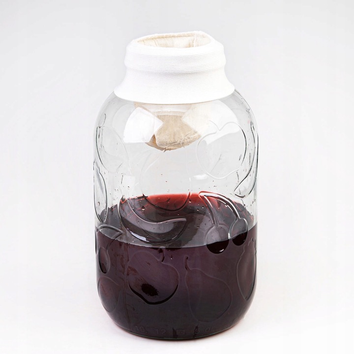 Worek do filtracji nalewek moszczu 1,2 l z gumką 1200 ml