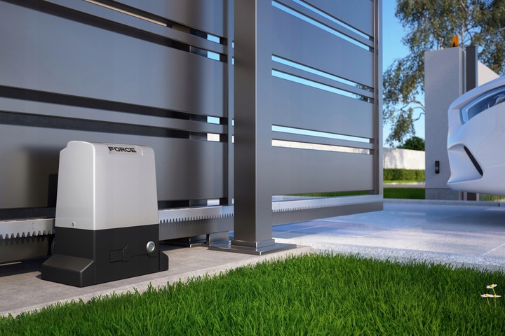 ZESTAW DO BRAM FORCE 1200 kg 4xPILOT WIFI 5xLISTWA LAMPA NAPĘD BRAMY