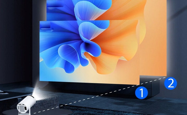 MINI PROJEKTOR PRZENOŚNY DreamCatcher Z40 RZUTNIK FULL HD 4000 LM