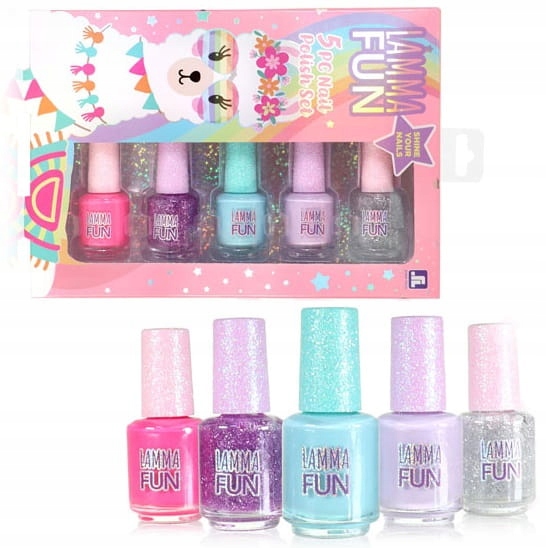 STUDIO STYLIZACJI PAZNOKCI LAKIERY BROKAT ZESTAW