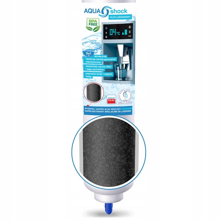FILTR WODY do LODÓWKI UNIWERSALNY POLSKI PRODUCENT