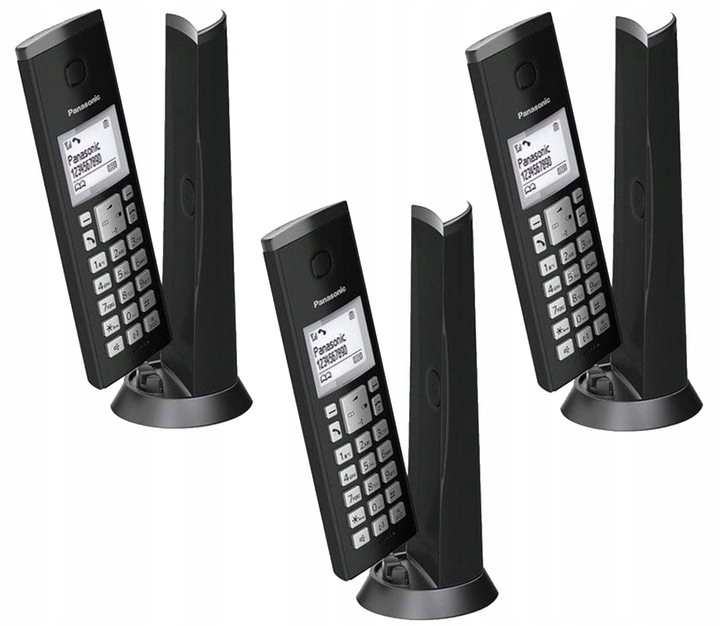 PANASONIC KX TGK 210 TELEFON DECT 3 SŁUCHAWKI